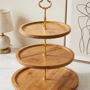 Tiered Cake Stand Kayu Premium 3 Susun